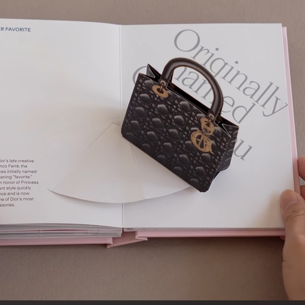 Pop up Dior Book in Pink - Picture 9 of 16